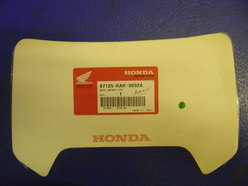 Décor Type1 Visière Phare Honda CRM125RL 90 - Réf. 87125KAK900ZA