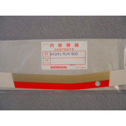 Autocollant Carénage Inférieur Droit Honda VF1000RG 64241MJ4900