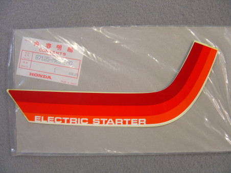 Autocollant couvercle latéral droit Honda XL600LMH 87125MK5680