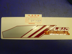 Décor autocollant cache gauche Honda NH80 type3 - 87128GC8690ZC