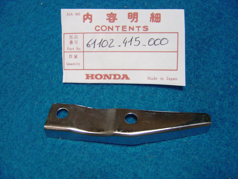 Tôle chromée garde-boue avant Honda CX500 79 | Réf. 61102415000