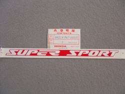 Décor autocollant de carénage supérieur pour modèle CBR1000FM 1991 code couleu