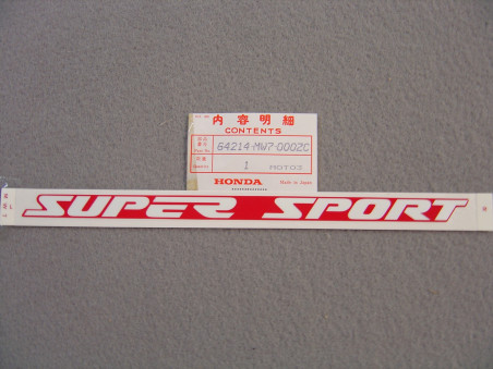 Décor autocollant carénage Honda CBR1000FM 1991 NH1I