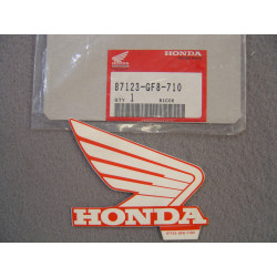 Décor autocollant réservoir droit Honda QR50M 1991 | 87123GF8710