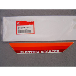 Décor autocollant de couvercle latéral XL600LMF 1985 HONDA 87125-MK5-620