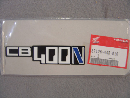 Décor autocollant couvercle latéral Honda CB400N - 87126443610