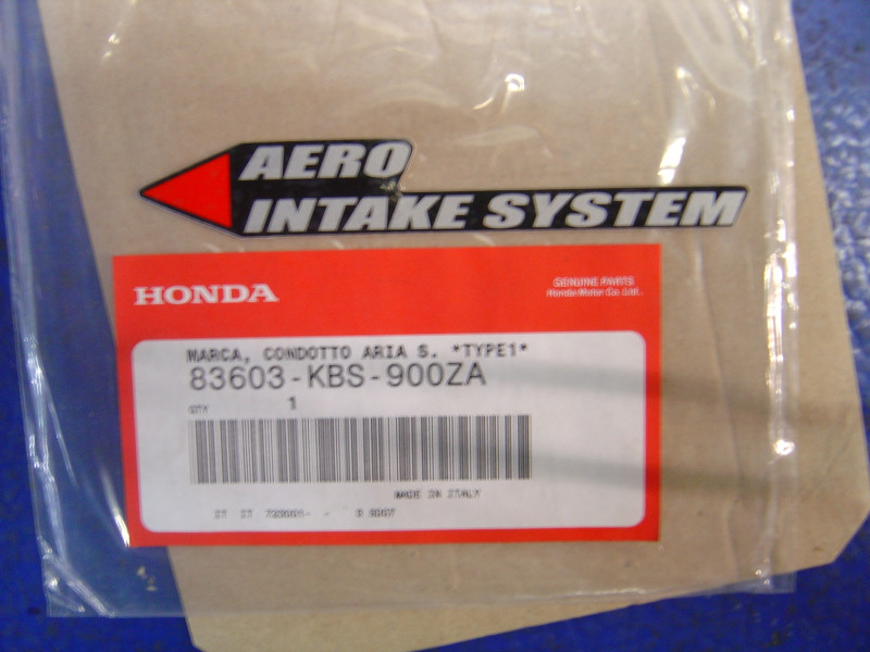 Sticker Prise d'Air Gauche Type1 Honda NSR125FP 93 | 83603KBS900ZA