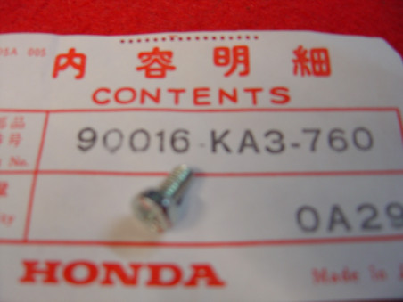 Vis Papillon Valve Échappement M4x7,5 Honda 90016KA3760