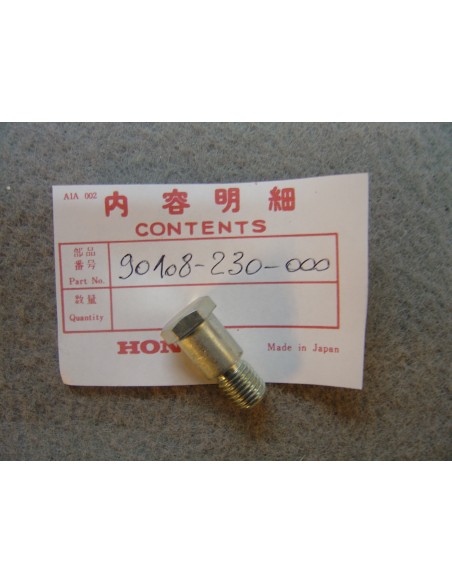 Vis axe de béquille latérale de CB125JX/B6 et CB125K5 CB200B HONDA 90108-230-000