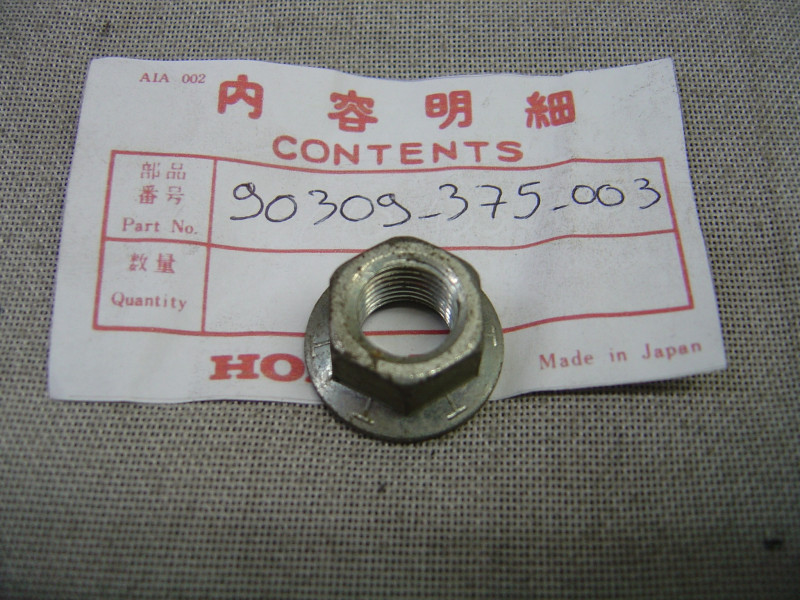 Écrou de couronne Honda CB750 à CB1100BO – Réf. 90309375003