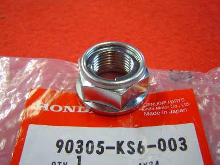 Ecrou d'axe de roue AR D18mm CR125 CR250 CR500 HONDA 90305-KS6-003