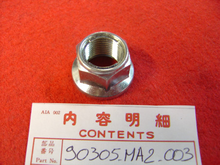 Écrou axe roue AR D18mm Honda – Réf. 90305MA2003
