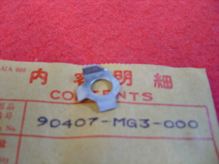 Rondelle frein vis fourchette boîte Honda - 90407MG3000
