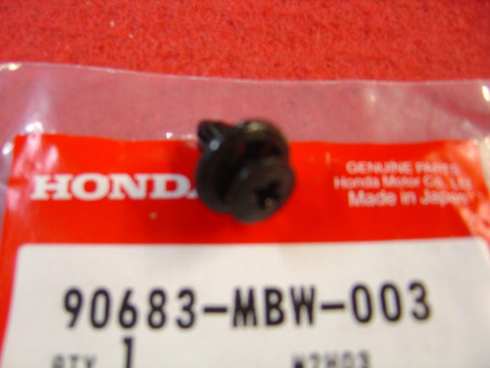 Rivet plastique carrosserie Honda 90683-MBW-003