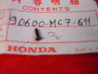 Vis molette remise à zéro Honda CX500 CX650 Turbo | 90600MC7611