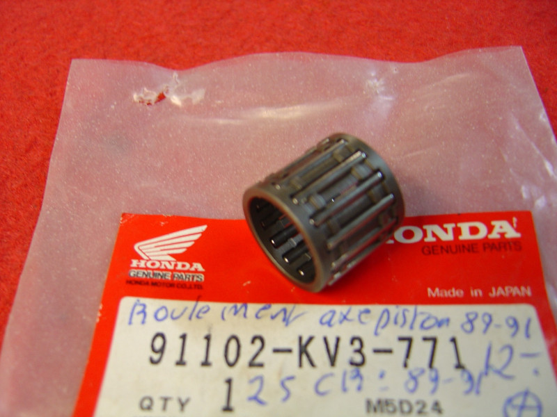 Roulement axe de piston de CR125 R 1990/1992 neuf origine HONDA 91102-KV3-771