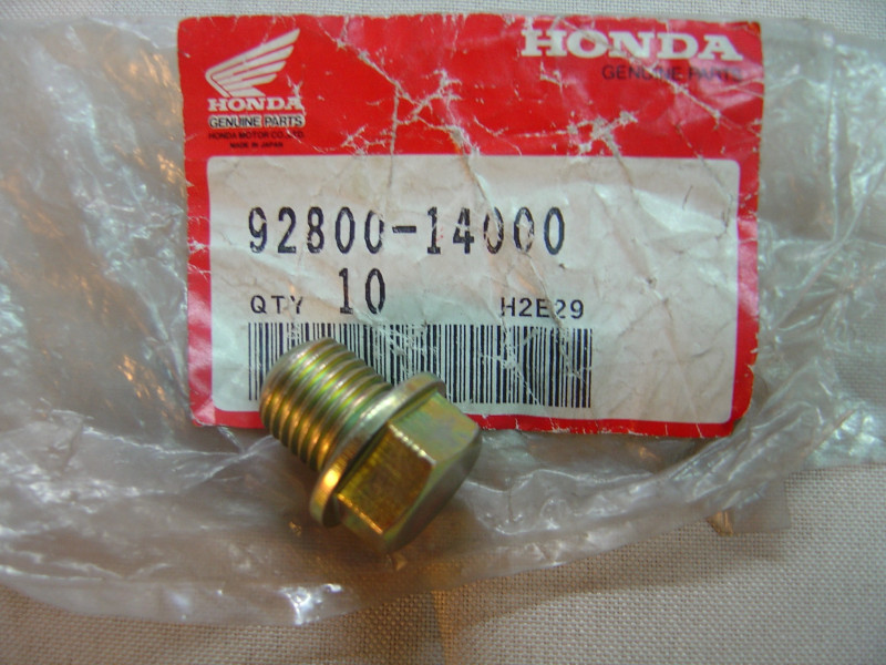 Bouchon de vidange moteur M14x1,5 Honda - Réf. 9280014000