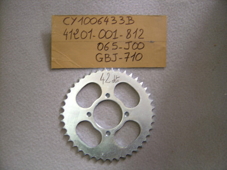 Couronne 42 dents Honda CY100 - Réf. CY1006433B