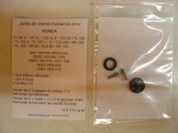 Kit de réparation pour robinets essence HONDA CY80z  XL125  XLS125  CB125S3  TL