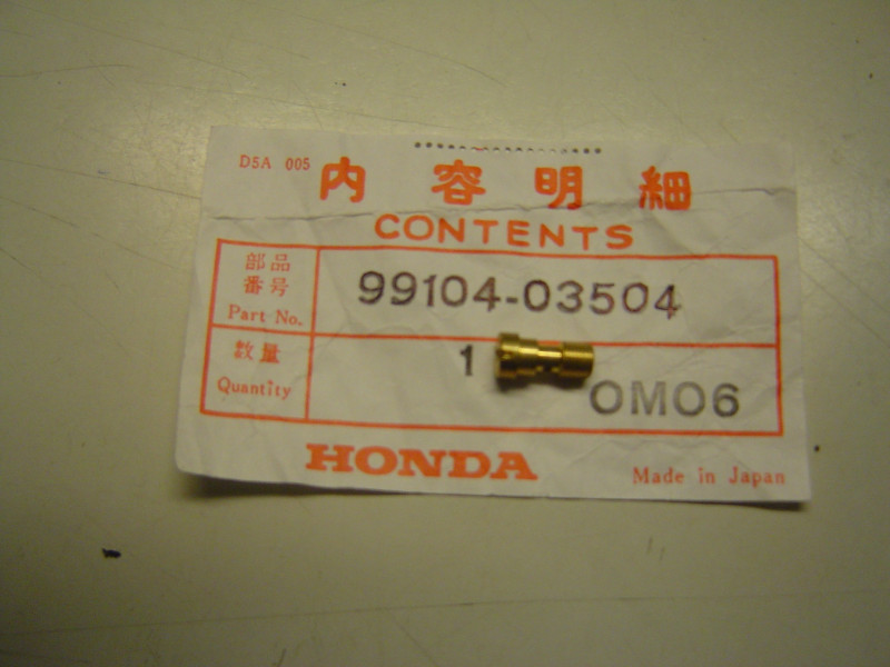 Gicleur Ralenti Carburateur Ø35 Honda – Réf. 9910403504