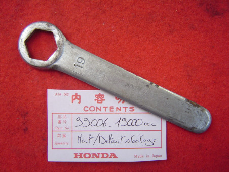 Clé à oeil 19mm moto Honda - Pièce occasion