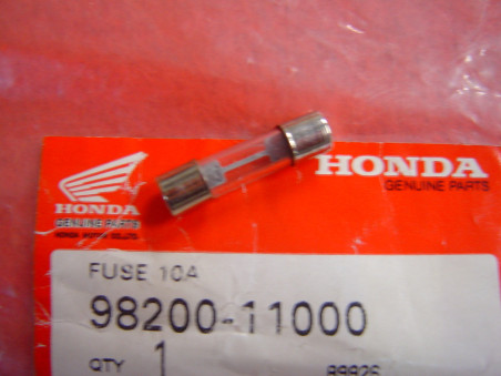 Fusible Verre 10A Honda 25mm - Référence 98200-11000