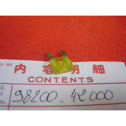 Mini Fusible Lame 20A Honda - Référence 98200-42000