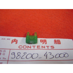 Mini Fusible 30A Honda CB1300 CB600F CB1000R - Réf. 98200-43000