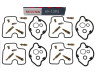 Kit carbu KEYSTER pour HONDA VFR750F RC36/2 années 94-97 KH-1394