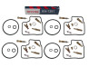 Kit réfection carburateur KEYSTER Honda VFR750F RC24 86-87