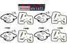 Kit carbu KEYSTER pour HONDA CB600F Hornet PC34 années 98-99