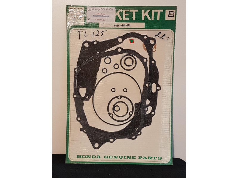Pochette de joints B, bas moteur ORIGINE pour TL125S 76, CT125 77, remplacé par 06111355S61