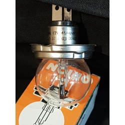 Ampoule de phare type code européen P45T, 12V 45/40W, blanche pour optique