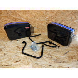 Paire sacoches rigides Honda 1984/85 + kit montage | 08161SACOCHES