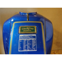 Faux réservoir bleu goldwing GL1100 1980 neuf avec défaut 83100463000ZB 83100-463-000ZB