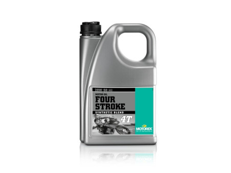 Bidon d'HUILE 20w50 semi-synthèse MOTOREX ( Synthetic Blend) 4 litres