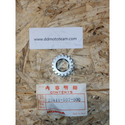 Pignon de boite de 2eme 18dts pour CB125S/S1/J, SL125K1/K2, 23441107000