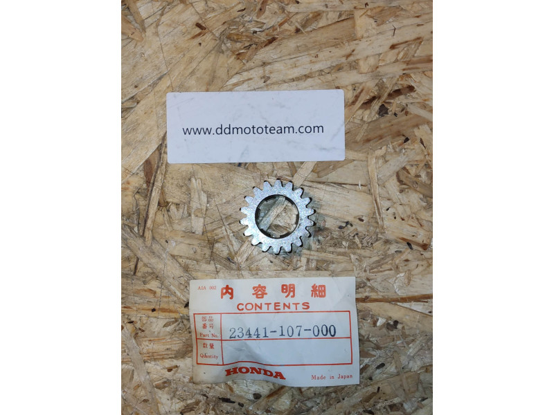 Pignon de boite de 2eme 18dts pour CB125S/S1/J, SL125K1/K2, 23441107000