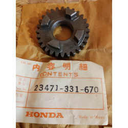 Pignon 3ème vitesse arbre sortie boîte Honda SL125 XL125