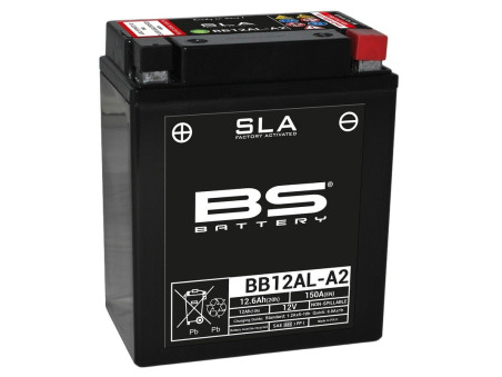 Batterie BS BB12AL-A2 12V 12.6Ah Prête à l'emploi