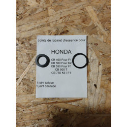 Kit joints robinet essence Honda CB400 CB500 CB550 CB750 - 2 pièces