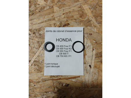 Kit joints robinet essence Honda CB400 CB500 CB550 CB750 - 2 pièces