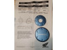 paire de couvercle de carter accessoire Honda bleu HORNET 2005 08P61-MBZ-830A