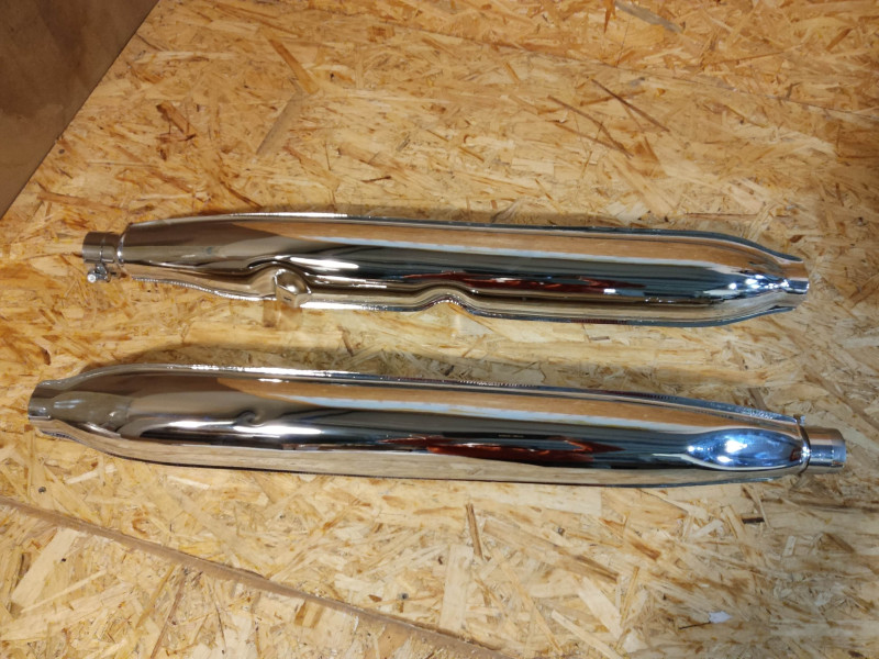 Silencieux Honda CB450 K1 K2 réplique - Paire d'occasion