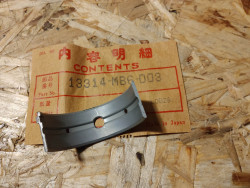 Coussinet B vert de vilebrequin pour VF1000C 1984 13314-MB6-003