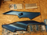 Kit prolongateur caches latéraux arrière Honda XL600V bleu
