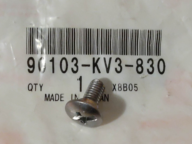 Vis cruciforme tête bombée épaulée M6 Honda 90103-KV3-830