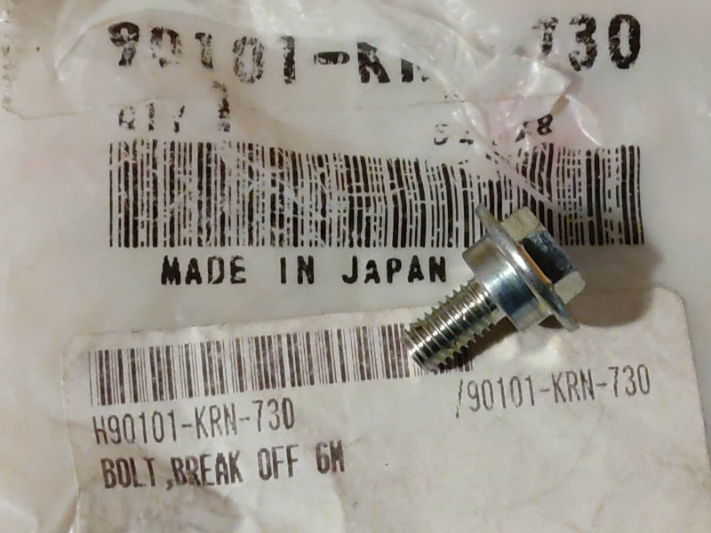 Vis épaulée HM 4x8 Honda 90101-KRN-730 | Fixation Moto