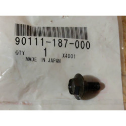 Vis tete hexagonale noire épaulée 6 mm HONDA 90111-187-000