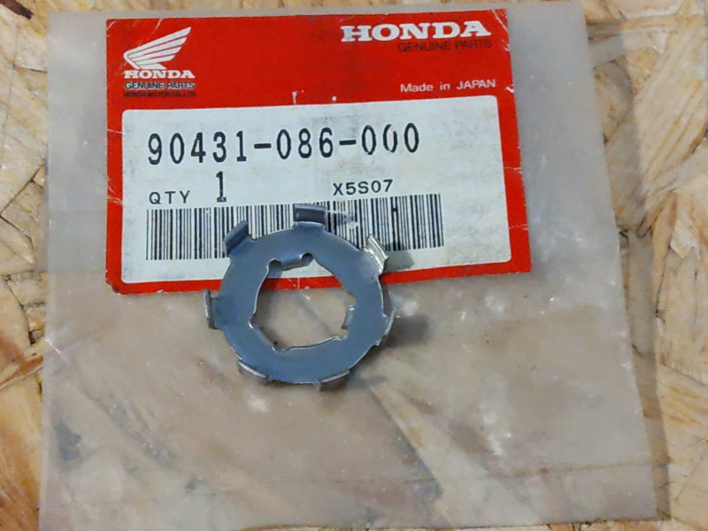 Rondelle arrèt écrou central embrayage Z50JZ CRF50/70 XR70 HONDA 90431-086-000